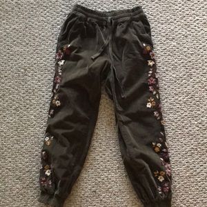 Free People (Driftwood Brand) Brown Corduroy. Size Small